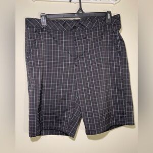 Men's FILA Sport Black Plaid Golf Shorts size 36
